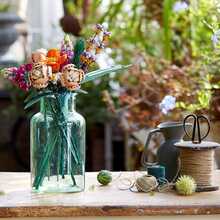 LEGO Bó hoa Icons 10280 – Hoa nhân tạo lắp ráp, Trang trí nhà cửa sáng tạo, Quà tặng độc đáo cho người lớn từ 18 tuổi trở lên, Quà tặng mùa cưới/âm nhạc - Nhiều màu - Xem 8