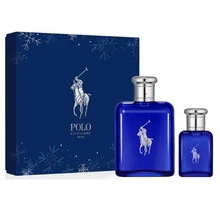 Ralph Lauren Polo Blue 男士两件套香水（4.2盎司淡香水 + 1.35盎司淡香水喷雾），1.3盎司/40毫升 + 4.2盎司/125毫升，木质香调，适合送给男友、丈夫、父亲、兄弟，可用于生日、毕业派对、旅行、露营、户外活动、校园旅行、节日、周年纪念、办公室、秋季、圣诞节等场合。 - 多樣化香型 - 查看 1