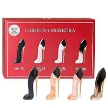 Carolina Herrera 女士迷你套装4件装（好女孩腮红7ml+非常好女孩香水7ml+好女孩香水7ml+非常好女孩精华液7ml）迷你套装 EDP 0.24盎司/7毫升*4 - 多樣化香型 - 查看 1
