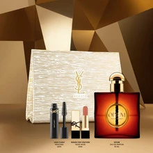 Yves Saint Laurent YSL鸦片女士四件套（香水3盎司+睫毛膏0.06盎司+唇膏0.04盎司+化妆包）YSL鸦片女士四件套：3盎司香水喷雾+0.06盎司睫毛膏+0.04盎司唇膏+化妆包 3盎司/90毫升+0.06盎司/2毫升+0.04盎司/1.3克 - 多樣化香型 - 查看 2