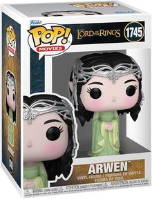 Funko 《指环王》阿尔温雕像，优雅的精灵女英雄雕像，做工精细，是粉丝和奇幻爱好者的理想收藏礼物，热门的《指环王》展示装饰品，音乐节/婚礼季礼物 - 彩色 - 查看 3