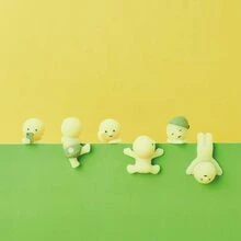 Sonny Angel Smiski Hippers - (1) Hộp kín các mô hình mini phát sáng trong bóng tối nguyên bản - Không có lựa chọn - Nhiều màu - Xem 8
