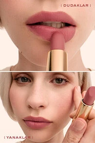 Lancôme Son lì L'Absolu Rouge Intimatte Soft Matte Lipstick 215 First Kiss 0.12oz/3.4g - 215 First Kiss - Xem 2