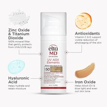 EltaMD Kem chống nắng có màu UV AOX Elements dành cho mặt, chống nước SPF 50 1.7oz/48g - Nhiều màu - Xem 3