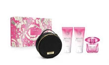 Versace Bright Crystal Absolu 女士四件套（香水 90 毫升 + 沐浴露 100 毫升 + 润肤乳 100 毫升 + 化妆包） - EDP 4 件套 - 查看 4