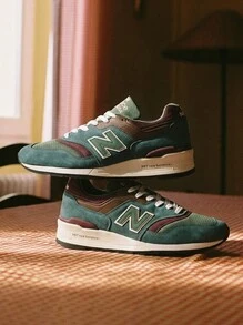 New Balance, U997TB, (Xanh ngọc cổ điển) 5 - Da đen hình ngôi sao - Xem 1
