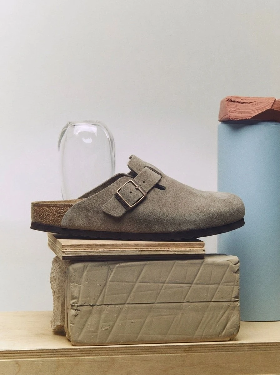 Birkenstock Boston SFB VL Taupe - màu nâu - Xem 1