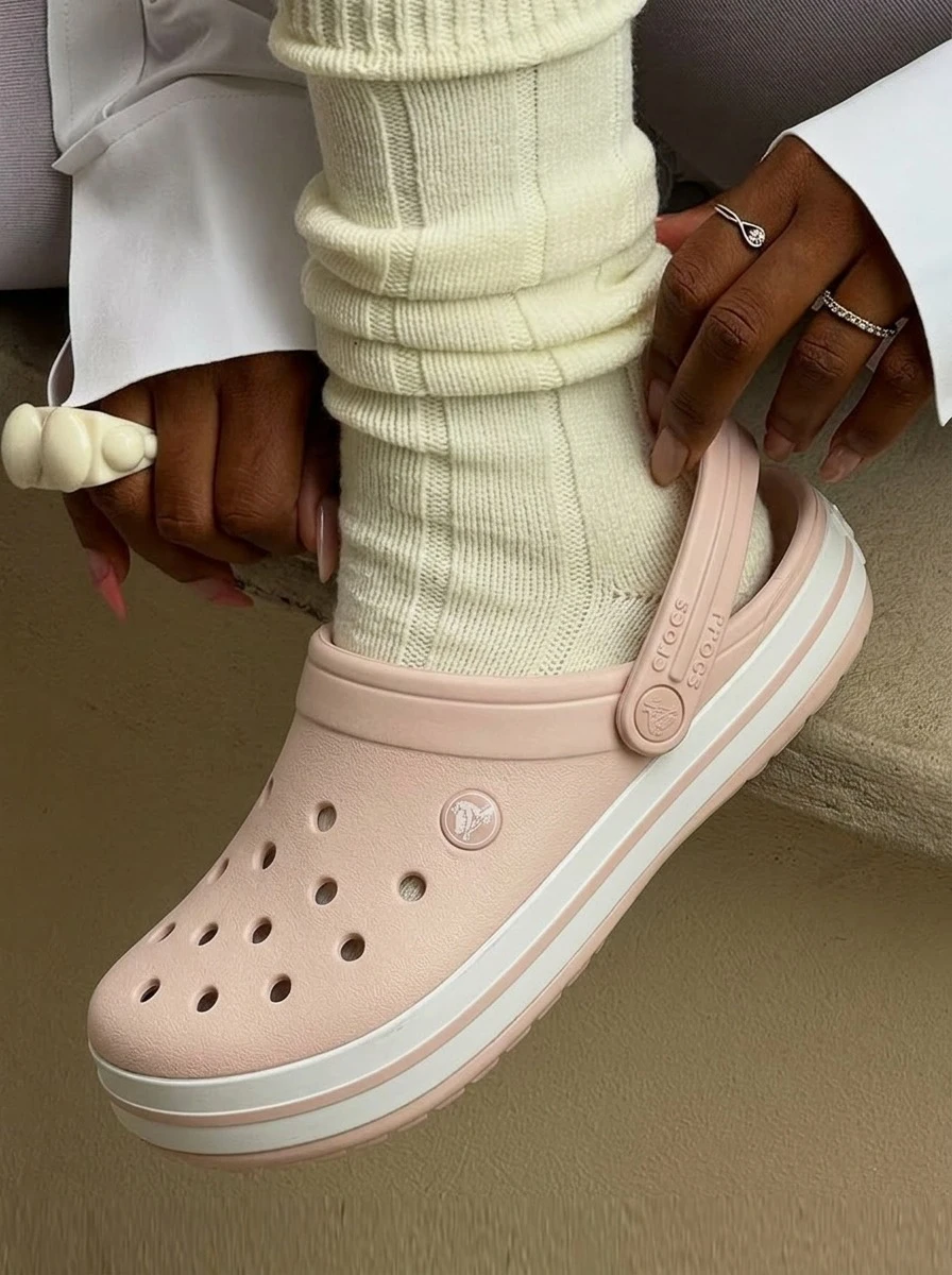 Crocs Gs Se 女款涼鞋,輕量透氣耐穿,適合日常與健身房穿著,粉色 11016-6UR - 粉紅色 - 查看 1
