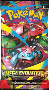 pokemon 寶可夢系列 - Mega 進化擴充包，每包 10 張交易卡，強大 Mega 寶可夢收藏卡禮物，100% 正版 TCG，度假日 - 彩色 - 查看 6