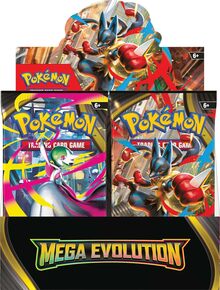 pokemon 寶可夢系列 - Mega 進化擴充包，每包 10 張交易卡，強大 Mega 寶可夢收藏卡禮物，100% 正版 TCG，度假日 - 彩色 - 查看 1