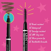 NYX Chì kẻ mày Micro Brow Chocolate (MBP04) 0.003oz/0.09g - Chocolate (MBP04) - Xem 4