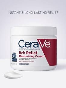 Cerave 止痒保湿霜 12 盎司 12 盎司/340 克 - 彩色 - 查看 1
