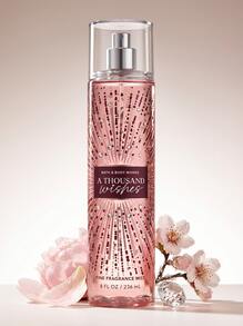 Bath and Body Works 千种愿望身体喷雾女士香水生日、毕业典礼、派对、旅行、露营、户外、学校、校园旅行、节日、夏季秋季礼物魅力氛围日常使用 - 一千個願望 - 查看 1