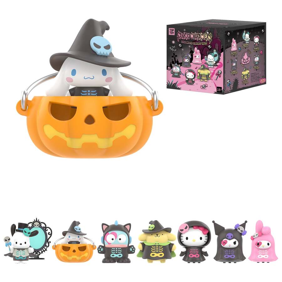 Miniso Sanrio Characters Halloween Mischief Night Series - Figure Blind Box, Spooky Collectibles, 100% Authentic (Only 1 Single Box)