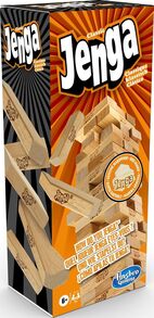 Hasbro Jenga Classic Series - Wooden Block Stacking Tower Game, Original Tumbling Party Game For Ages 6+, Family Gift - Multicolor - View 4
