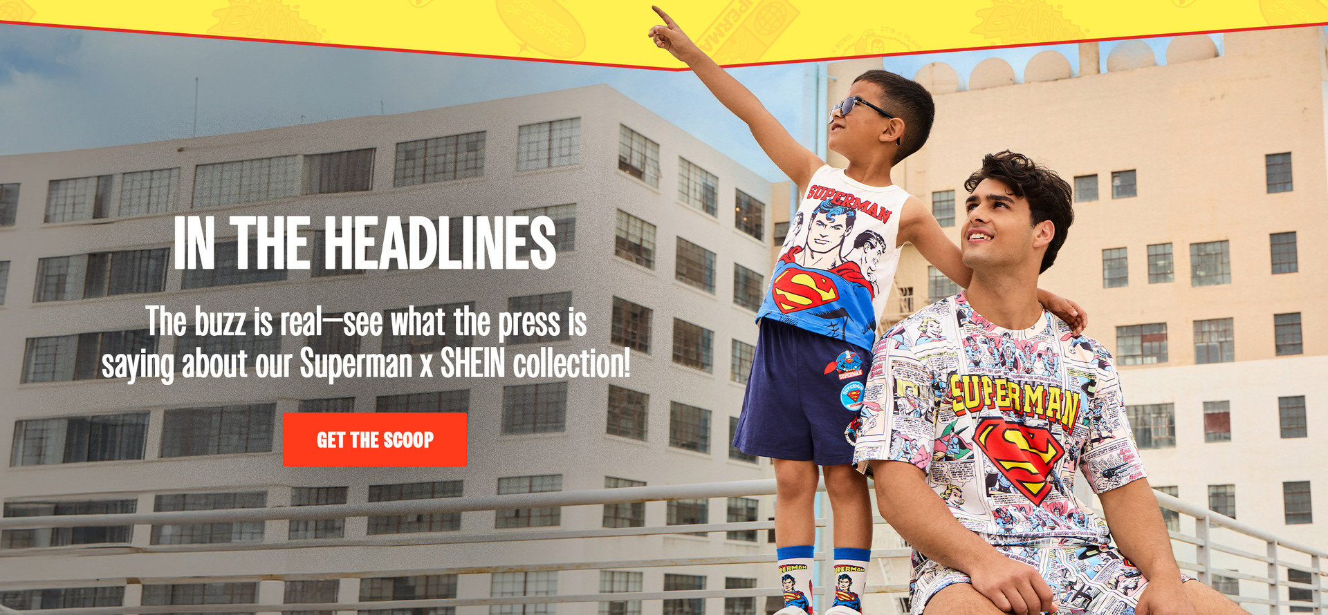 take your familys style to new heights with this new superman inspired collab