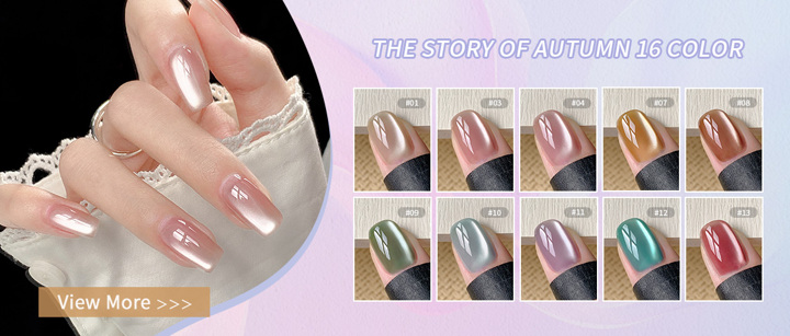 LYTTOA 15ml 1pc Autumn Tales Magnetic Reflective Cat Eye Gel Nail Polish Soak Off Varnish Semi Permanent Mirror Moonlight Porcelain White Cat s Eye Gel 6 Color Set Gift Magnet p 43910616