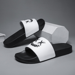 Men s White EVA Anti Slip Thick Soft Sole Lightweight Comfortable Indoor Home Shower Slippers Fashion Casual Beach Strap Sandals Suitable For Indoor Outdoor Wear p 61890878