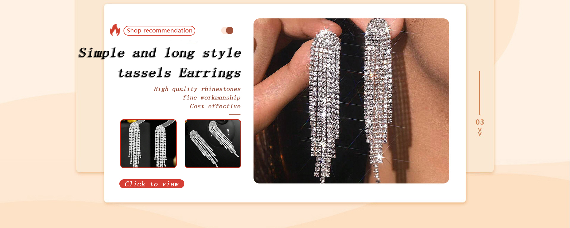 1pair Luxurious Sparkling Crystal Earrings Fashion Statement Tassel Design Long Earrings Suitable For Women Party And Daily Wear p 44823199