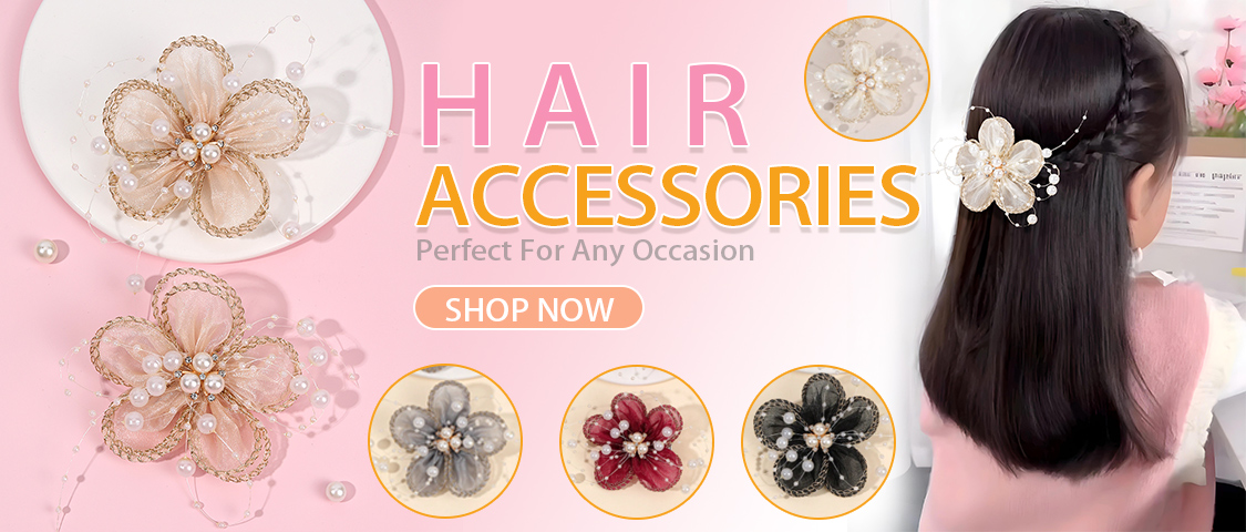 2 4pcs Mesh Flower Hairpin For Girls Girls Fashion Exquisite Faux Pearl Hair Clips For Daily And Holiday Hair Accessories For Girls p 58535545