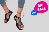 2025 New Pattern Plus Size Women s New Summer Flat Sandals Anti Slip Round Toe Fashionable And Casual p 60297051