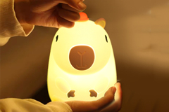 Decoration Night Light Cute Capybara Lamp Silicone Tapping Light Decor For Bedrooms Living Room LED Night Light With 3 Adjustable Brightness Levels USB Powered Ideal Birthday Or Party Gift p 58120393