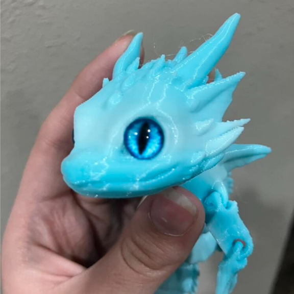 3D Printed Multi Color Dragon Animal Model Toys Multiple Colors To Choose From Dragons With Movable Joints Cool Stress Relief Toys 3D Printed Desktop Ornaments Small Statue Toys 3D Printed Animals 3D Printed Characters Home Decoration Artistic Desktop Decoration p 59920927