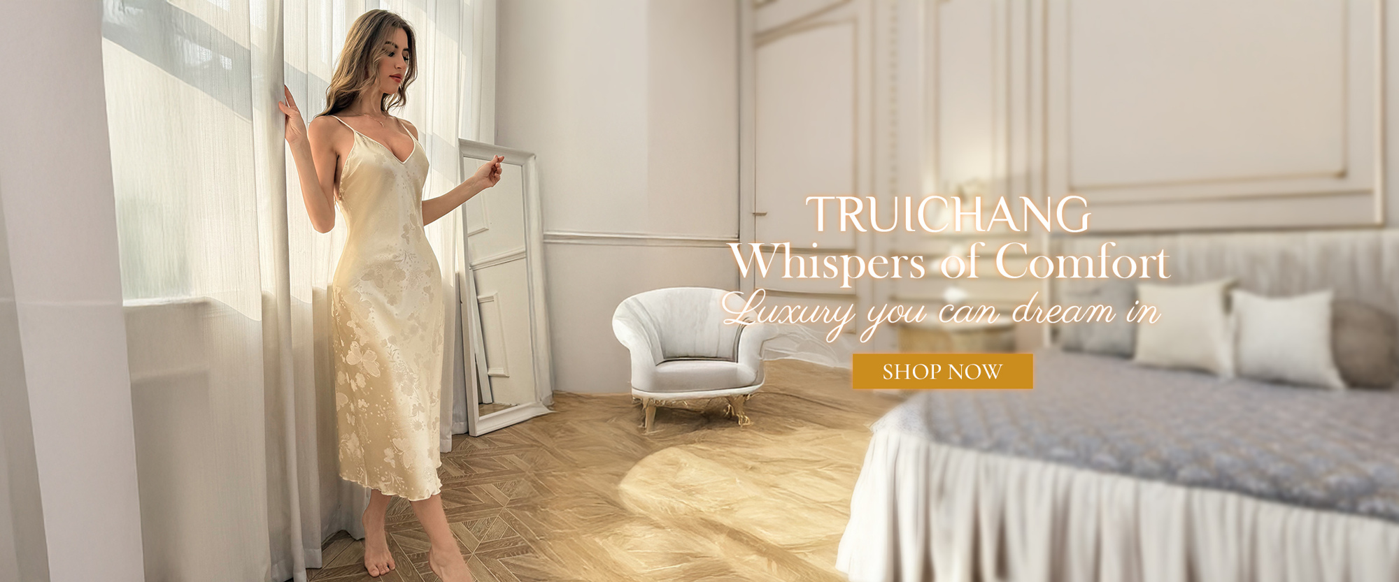 1pc Women Sexy Spaghetti Strap Maxi Dress Champagne Silk Jacquard Adjustable Slip Dress Sleepwear Long Gown Suitable For All Seasons Vacation p 60462411