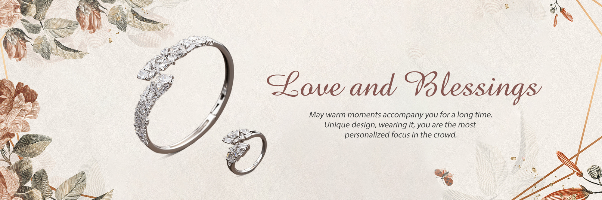 1set Fashionable Cubic Zirconia Geometric Inlaid Bracelet And Ring Set Suitable For Women Bride Wedding Banquet p 38839515