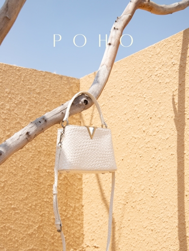 POHO POHO Brand Woven Pattern Not Handmade Medium V Shaped Handbag Elegant Classic Fashion Women s Bag Gift For Female Friends Sisters Mothers p 67927006