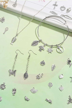 20 30 50 100 200 300pcs Wholesale Bulk Lots Jewelry Making Silver Charms Random Mixed Smooth Silver Metal Charms Pendants DIY For Necklace Bracelet Jewelry Making And Crafting p 37362738