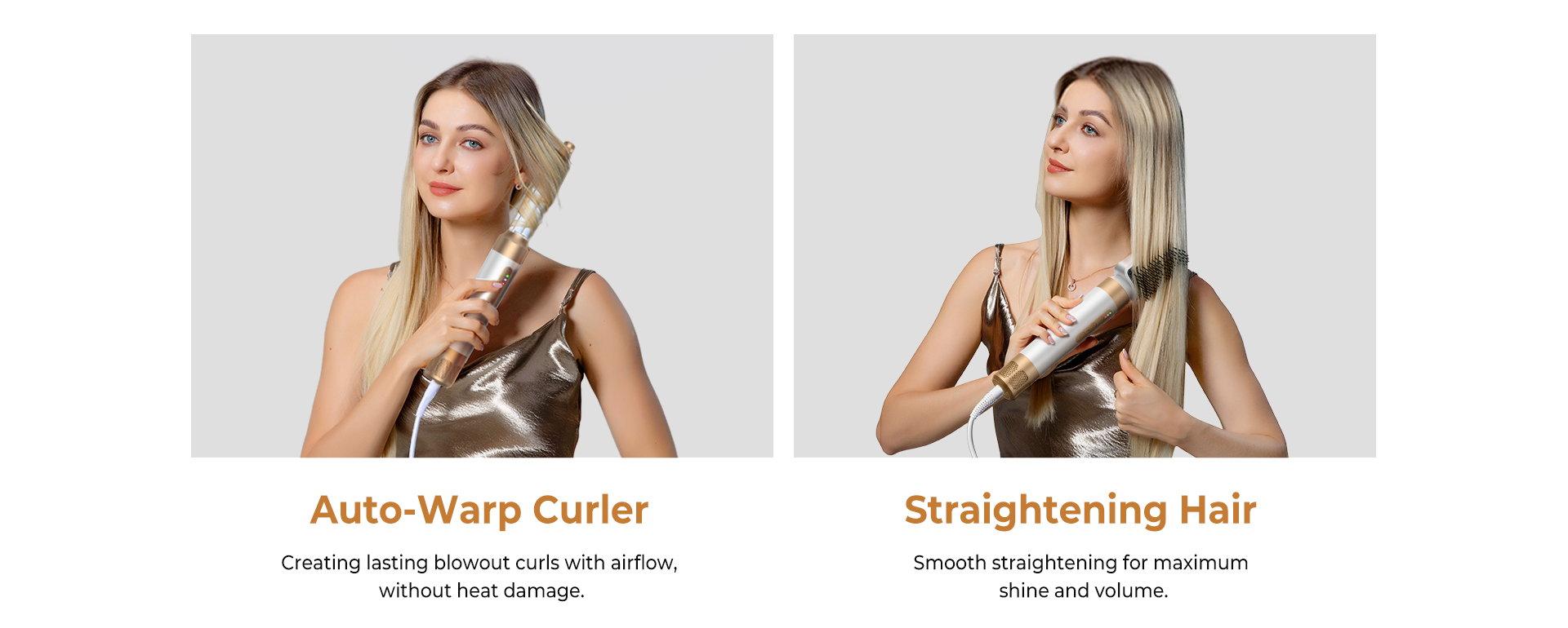 UKLISS 7 In 1 Styler High Speed Hot Air Hair Dryer Straightener Curling Wand For Effortless Salon Quality Styling p 64112266