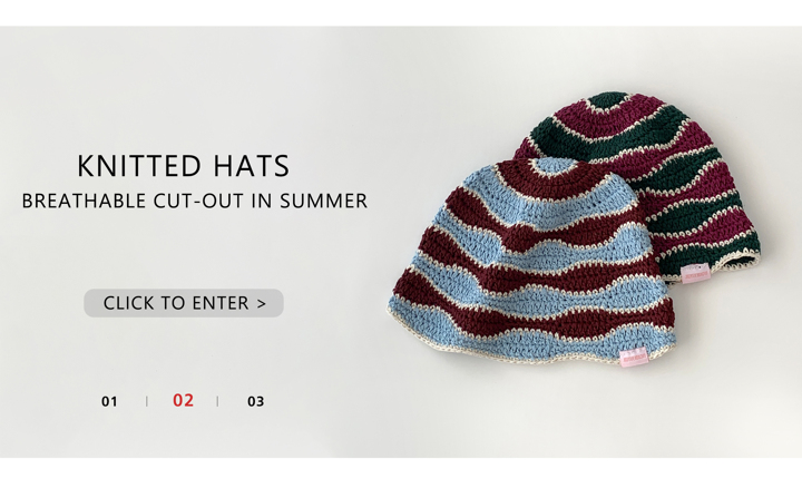 1 Pc Vintage Striped Hand Knitted Hat Autumn Winter Dopamine Colored Hollow Out Bucket Hat For Women Retro Cozy Knitted Cap Versatile And Warm Fuzzy Bucket Hat p 59189135