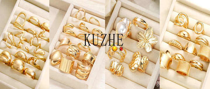 14pcs Exaggerated Sexy Luxury Women Ring Set Fashion Jewelry For Daily Party Wedding Wear Gifts For Girlfriend And Friends p 56602158
