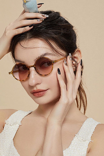 1pc Vintage Round Frame High Quality Fashion Fashion Glasses For Women Suitable For Driving Travel Casual And Daily Use For Summer Beach Vacation Outdoor Travel p 70760453