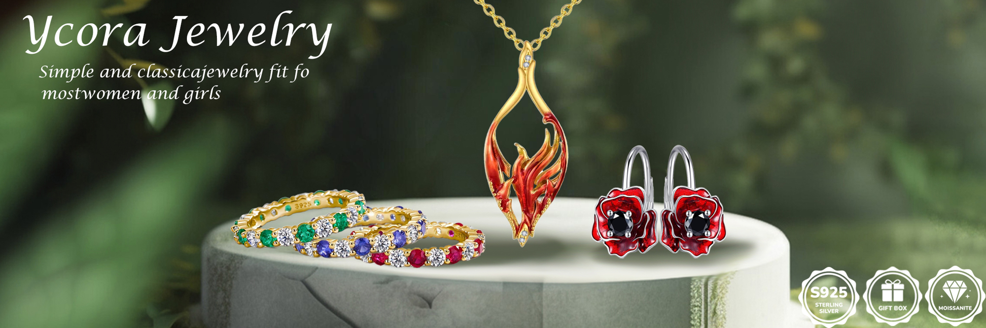 1 Pair S925 Sterling Silver Red Phoenix Earrings Suitable For Daily Wear By Women p 56857416