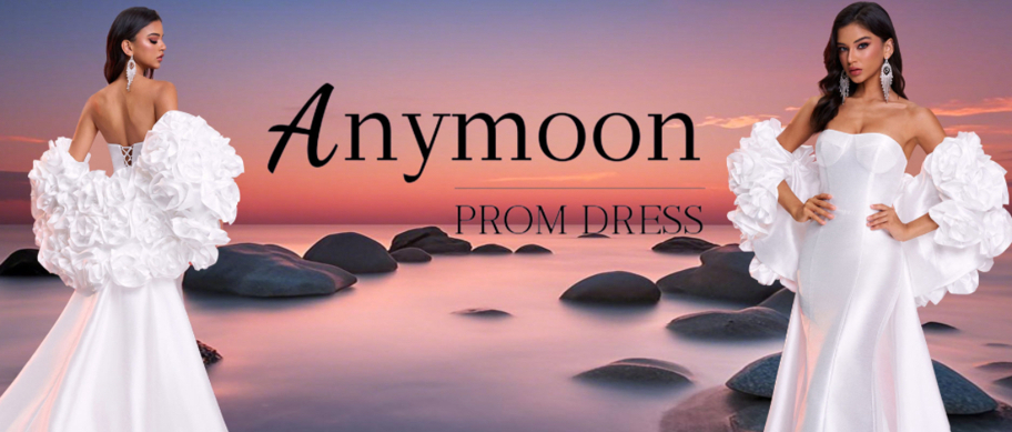 Anymoon Solid Color Luxury Hand Floral Decor Formal Evening Dress Wedding Dress WITH Tail Trailing Wedding Dress Suitable For Formal Occasions Parties And Wedding Event Party Dress Gown For Wedding Guest p 62906750