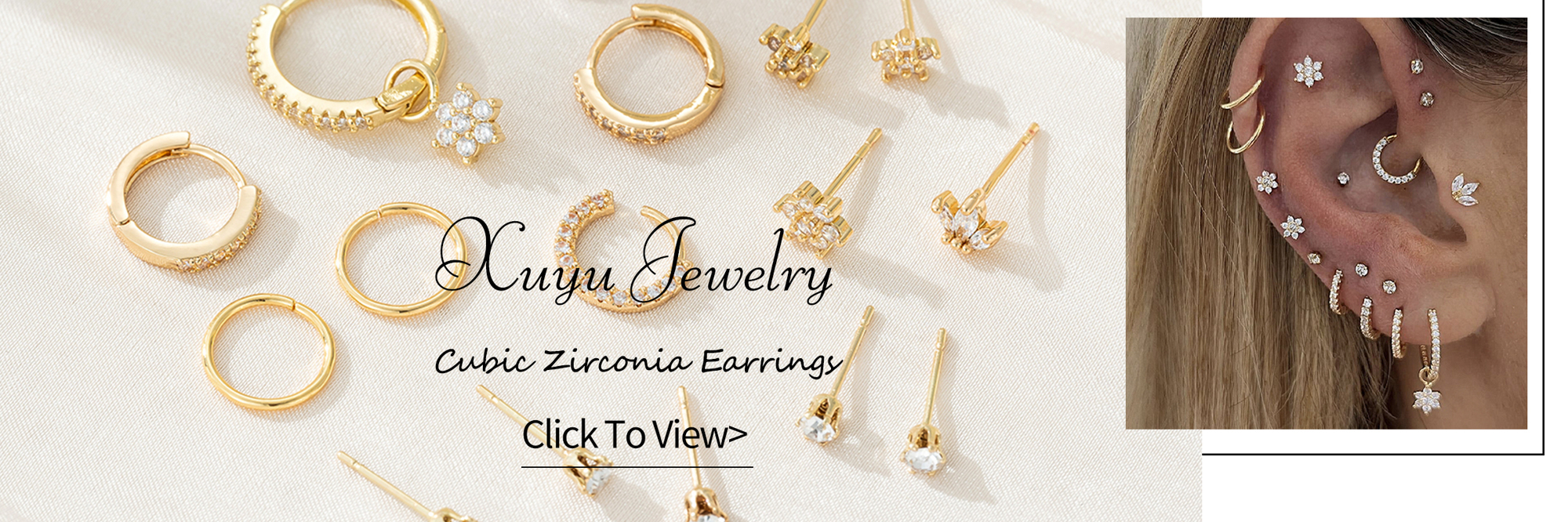 17pcs Vintage Mini Zirconia Inlaid Floral Earrings Ear Clips Set Copper Jewelry Accessories Suitable For Women Party Banquet p 47821686
