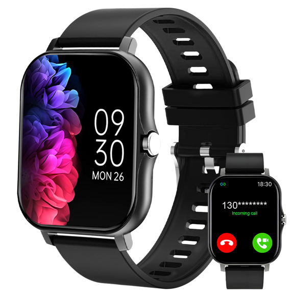 1pc Unisex Silicone Strap Smart Watch 1 83 High Definition Full Screen Touch Control Pedometer Calorie Multi Sport Modes Alarm Call Message Reminder Compatible With Android IOS Fashionable Gift Suitable For Various Festivals And Celebrations p 41533626