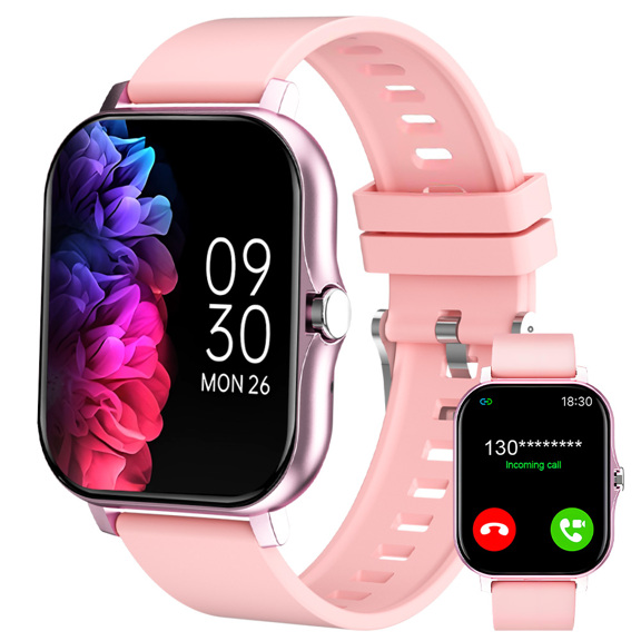 1pc Unisex Silicone Strap Smart Watch 1 83 High Definition Full Screen Touch Control Pedometer Calorie Tracking Multiple Sports Modes Alarm Call Message Notification Compatible With Android IOS Fashionable Gift Suitable For Various Festivals And Celebrations p 41528413