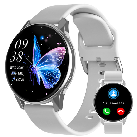 Hot s New Silicone Strap For Men s And Women s Sports Fashion Smartwatch 1 53 Inch Round Screen Full Screen Touch Dial Answer Calls Step Count Calorie Counter Multi Sport Mode Sports Function USB Charging Call Information Prompt Alarm Clock Multifunctional Smartwatch Suitable For IOS For Android Smartphones Perfect Gift For Friends Family Christmas Or Daily Use p 92901294