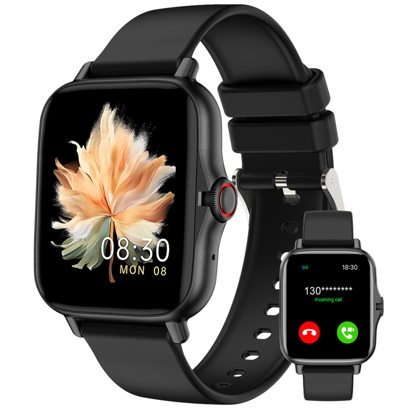 New Hot 1pc Unisex Silicone Band Smart Watch With Call Function Pedometer Calorie Counter Alarm Message Notification 1 44 Inch Full Screen Touch Suitable For Smartphones Perfect Gift For Festivals And Celebrations p 70785457