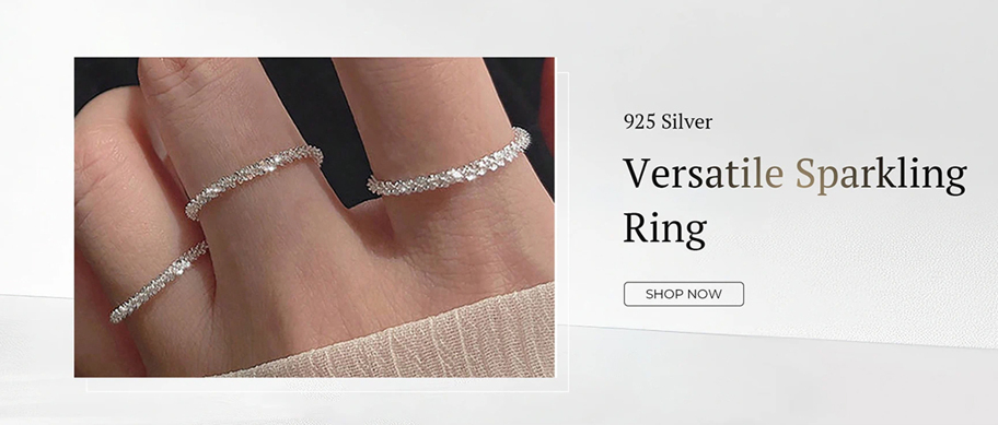 BALMORA 1pc Fashionable Minimalist Sterling Silver Ring For Women For Daily Decoration p 16921215