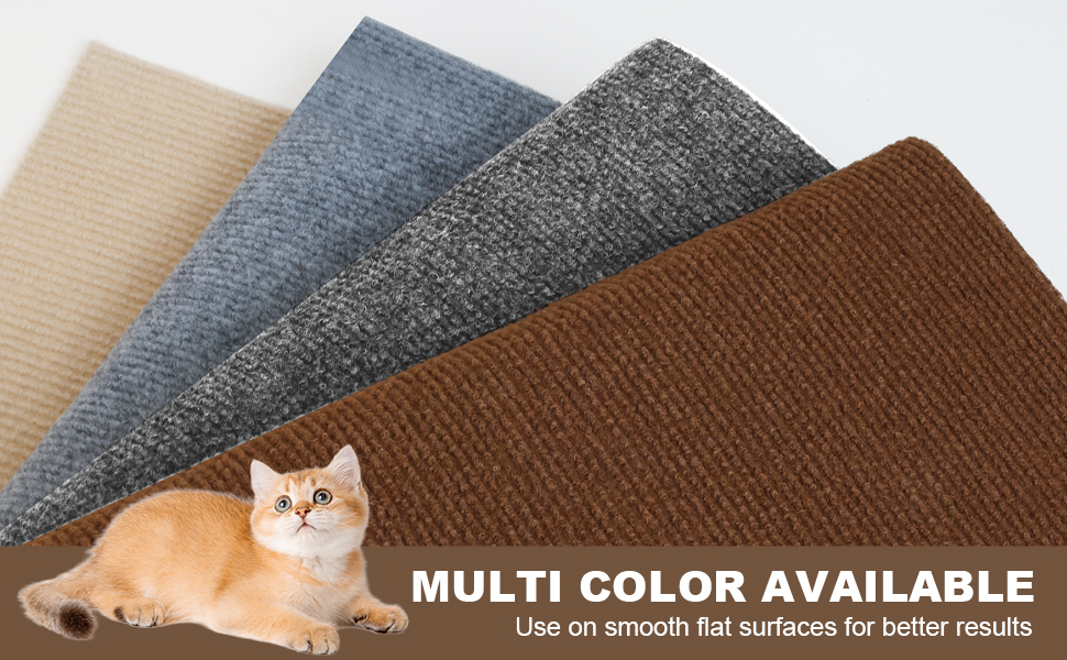Cat Scratching Pad Scratcher Board Trimmable Cat Scratching Mat Cat Scratch Furniture Protector Scratch Mat With No Debris When Cut Adhesive Interactive Toy For Cat p 43922615