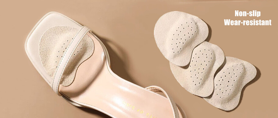 1 5 Pairs Of Leather Forefoot Stickers For High Heels Soft Shock Absorbing Sweat Absorbing And Anti Slip Stickers For Summer Sandals Self Adhesive Invisible Anti Slip Forefoot Pads For Women High Heels Women Pumps And Men Sneakers Shoes p 48407543