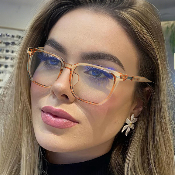 1pc Vintage Oversized Square Reading Glasses Comfortable Blue Light Blocking Eyeglasses Fashion Minimalist Unisex Reading Glasses p 35897040