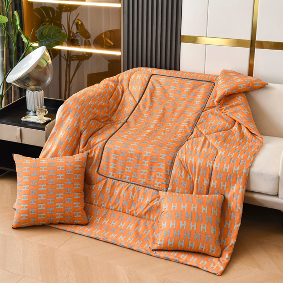 2025 2 In 1 Convertible Pillow Blanket Set Bamboo Fiber Ultra Soft Hypoallergenic All Season Multi Use For Travel Home Office Portable Lightweight Compact Space Saving Design Machine Washable Home Decor Gift For Adults Kids Grey 60 x40 Smart Living Series  p 68950818
