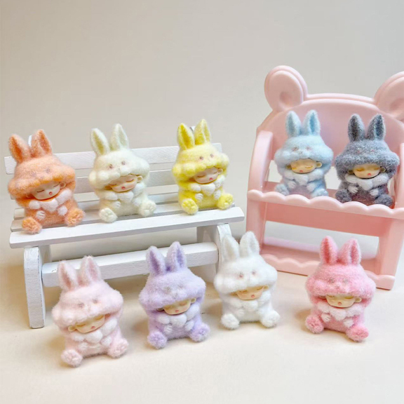 10pcs Set Cute Bunny Plush Doll Toys Random Color Room Decor Creative Party Gifts Holiday Celebration Presents Artsy Desk Decor Couples Gifts Gifts For Parents Siblings And Friends p 64653856