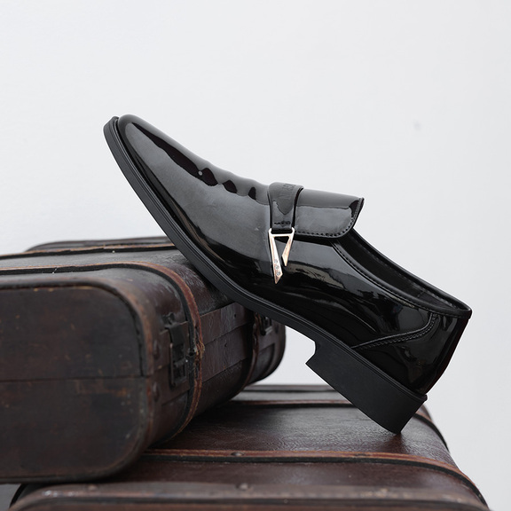 Premium Men s Formal Shoes Monk Shoes Derby Shoes Business Dress Shoes Glossy Finish Buckle Closure Suitable For Various Occasions Office Wear Formal Attire All Season Worthy Business Office Wear p 106889442