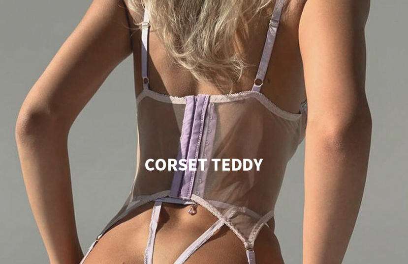 Sexy Lingerie Sets For Women Classy Lace Women Corset Teddy Lingerie 3 Piece With Garter Belt p 61255976